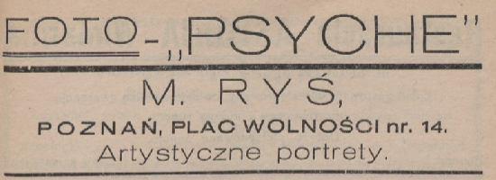 Źródło: Przewodnik po Poznaniu, 1933, polona.pl