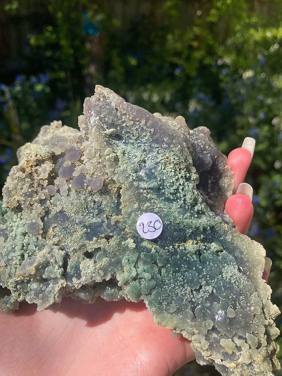 Thumbnail: grape agate cluster 230