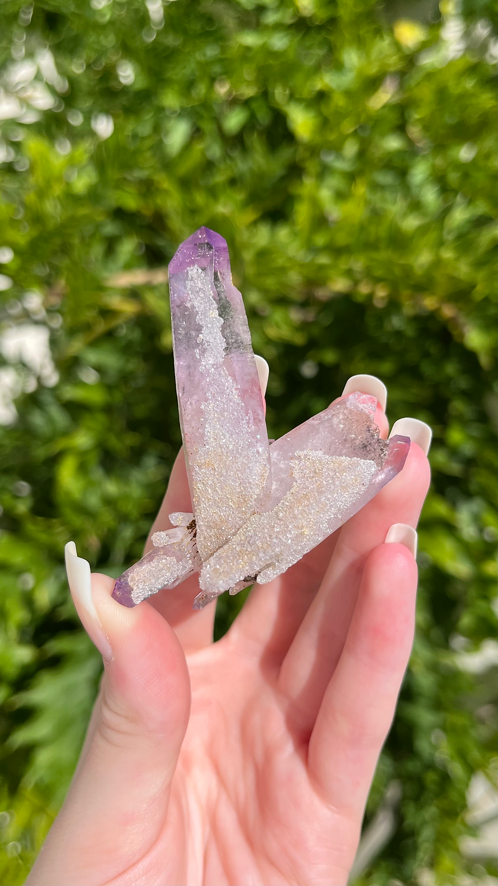 Vera Cruz amethyst specimens A-C