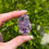 Thumbnail: purple fluorite specimen B