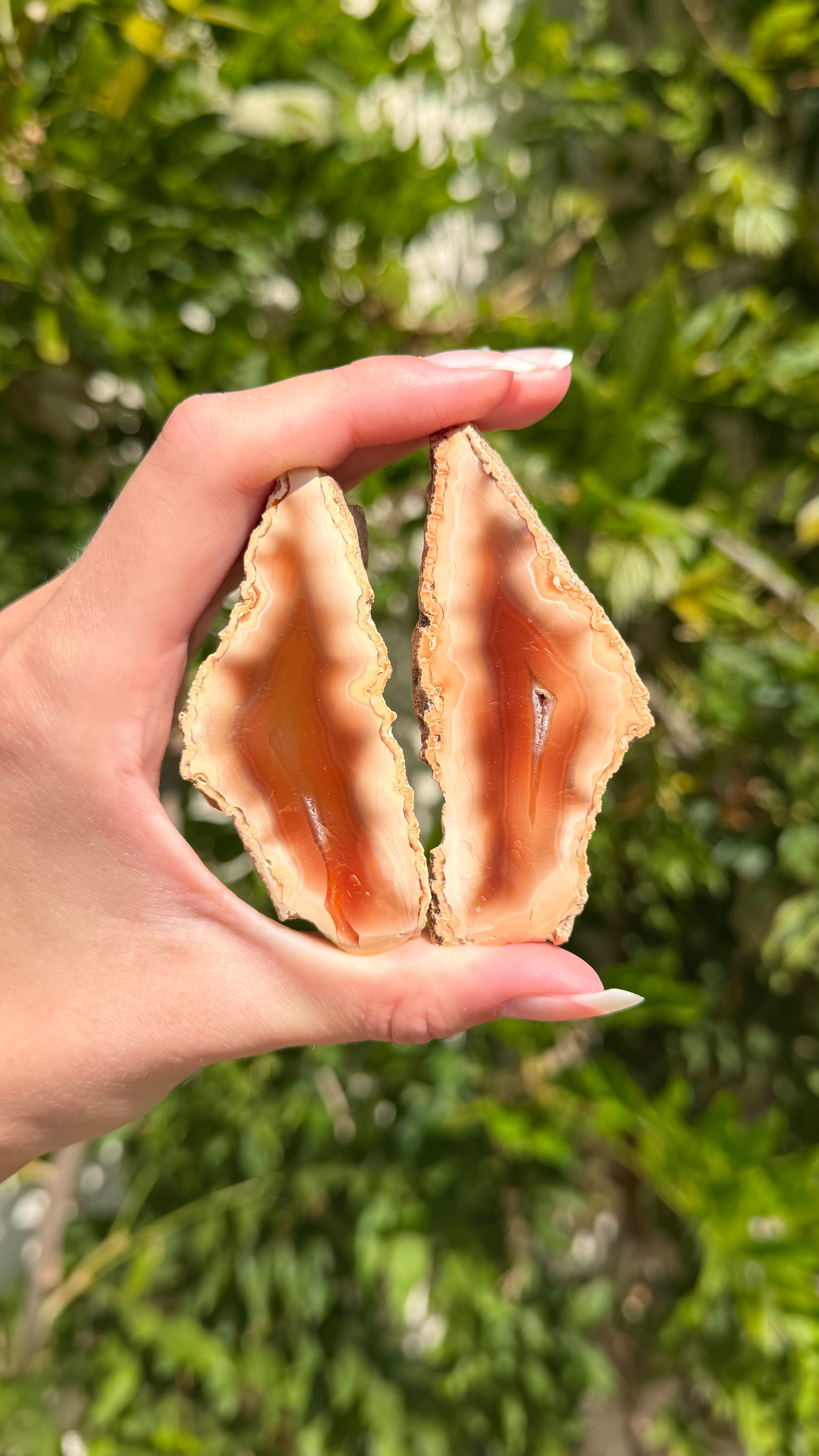 agate geode pairs A-D