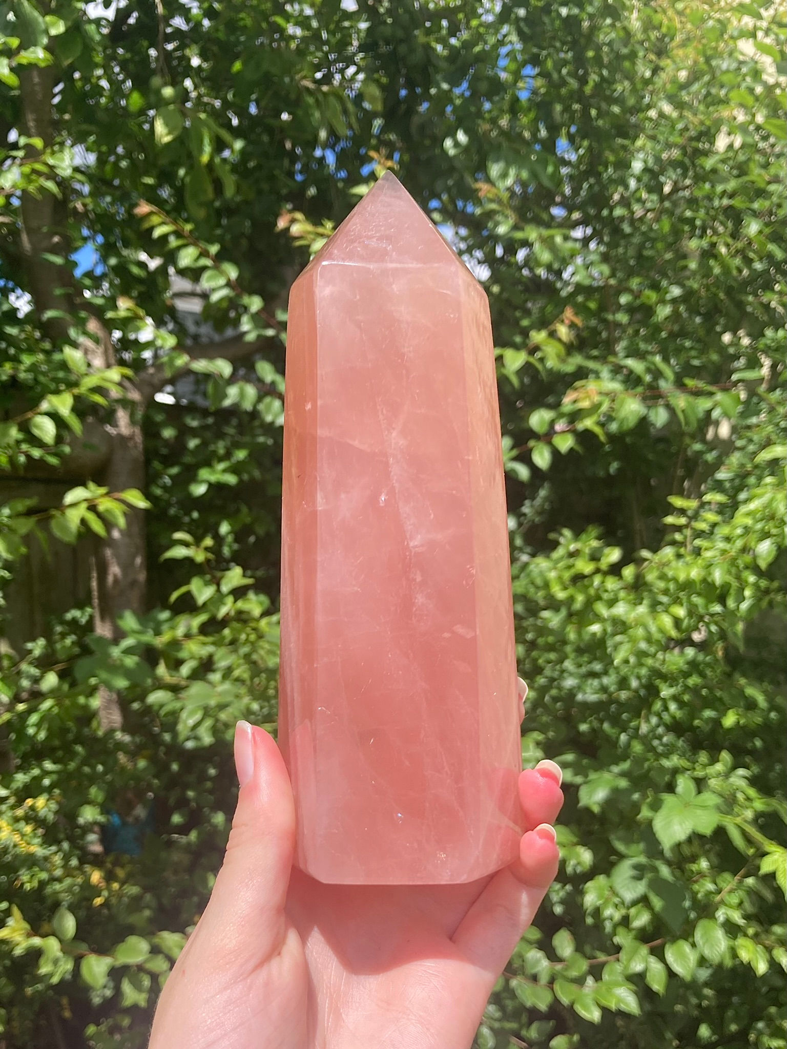 rose quartz tower 135  XXL