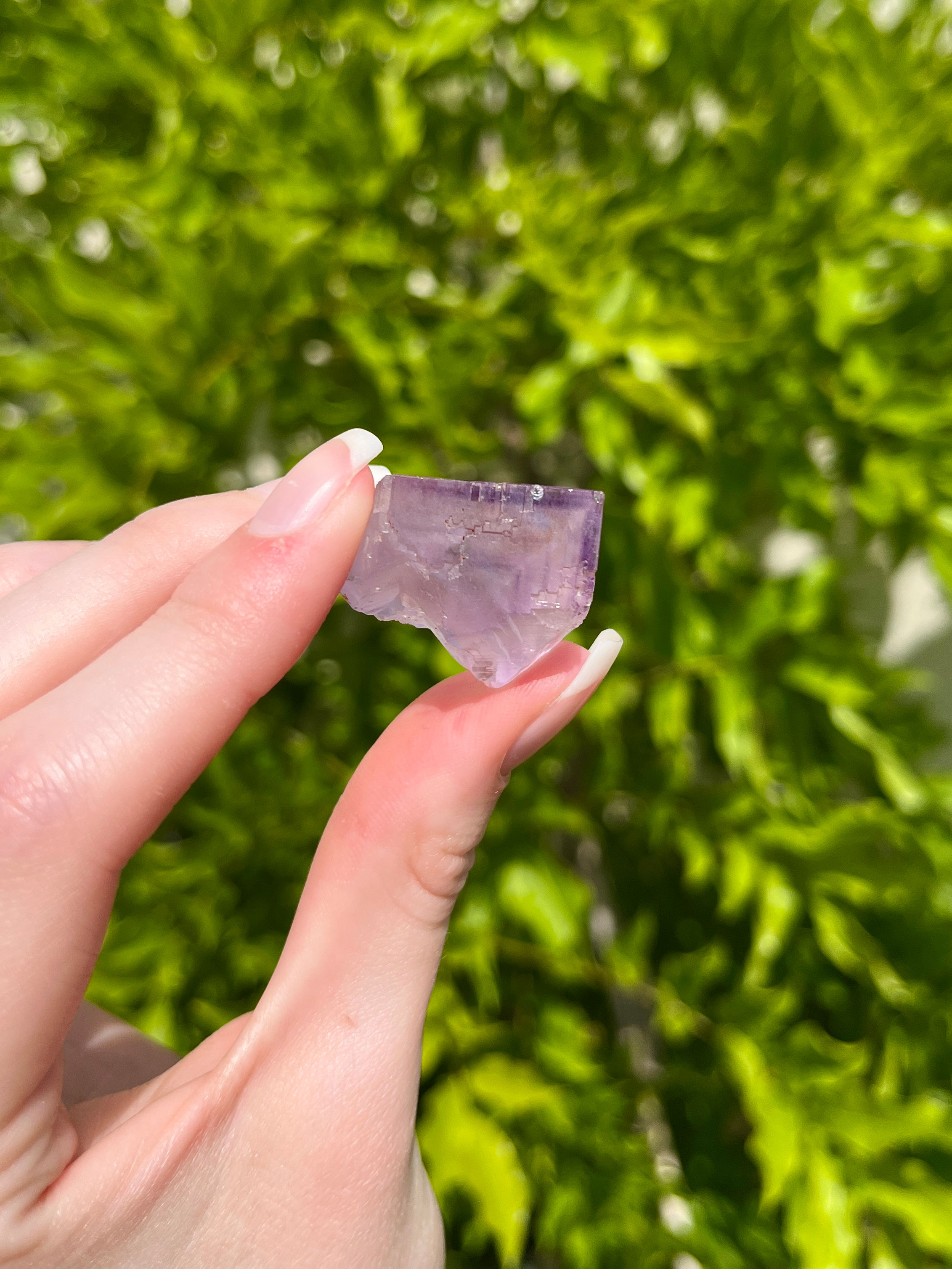 purple fluorite specimen A