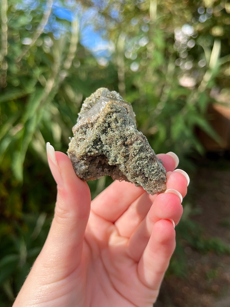 Thumbnail: Himalayan quartz with chlorite and rutile