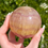 Thumbnail: pink and yellow candy fluorite sphere