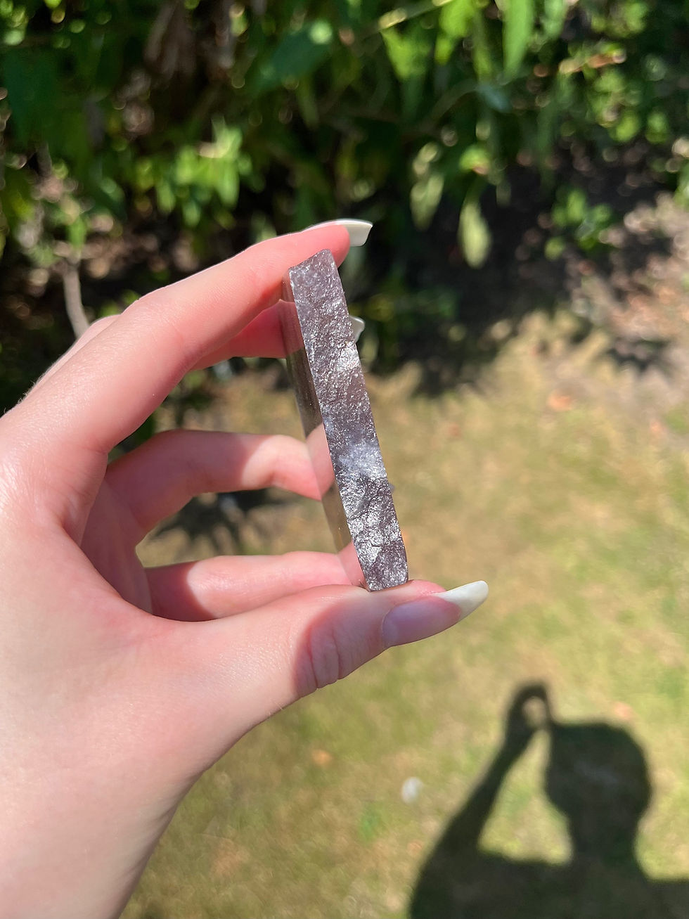 Thumbnail: rainbow fluorite slab