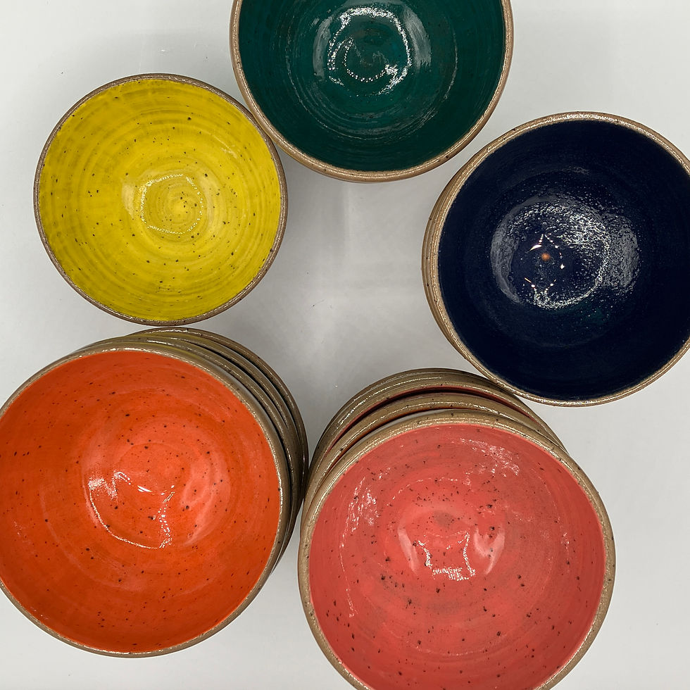 interior color options for ice cream bowls