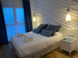 Double room at night