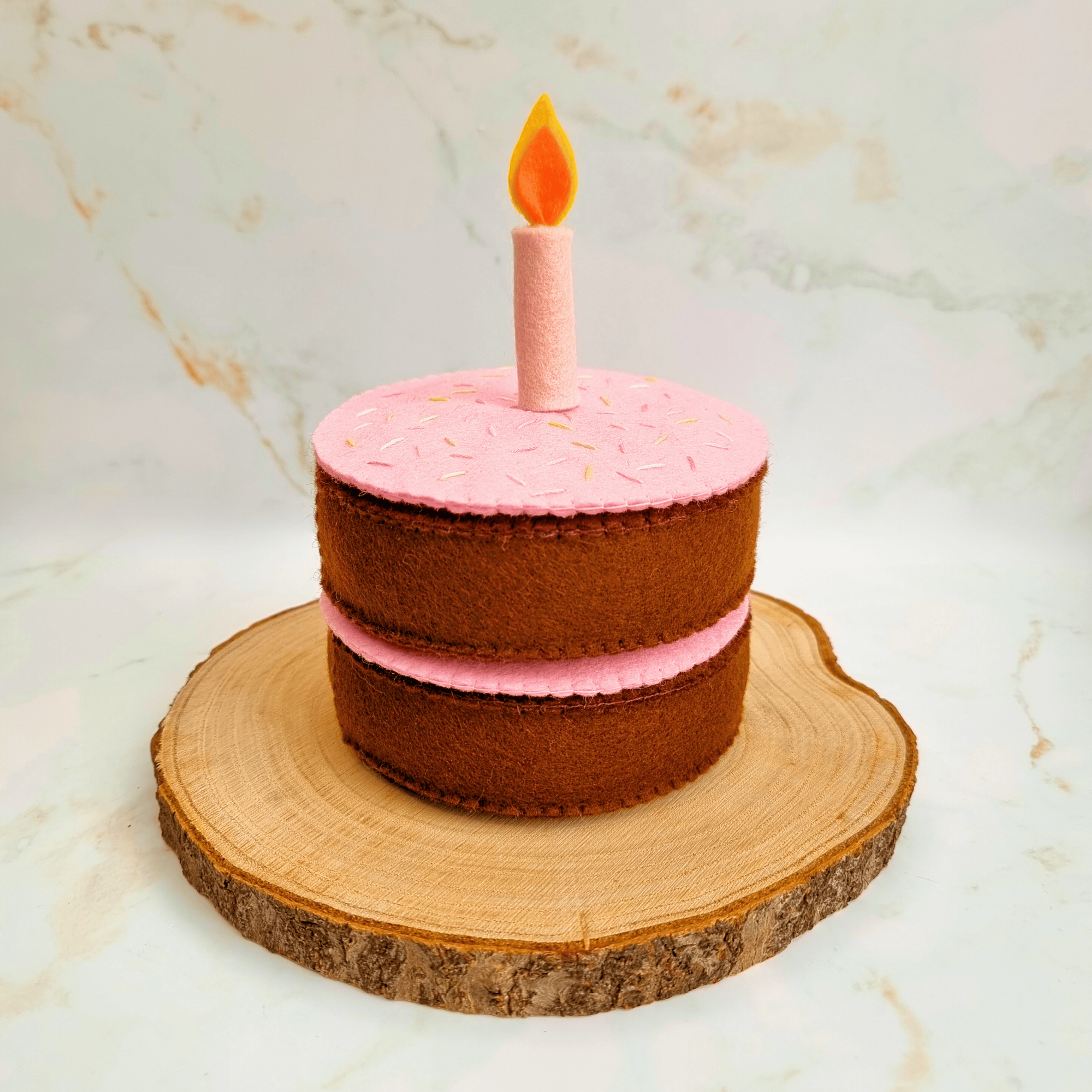 Felt Layer Birthday Cake