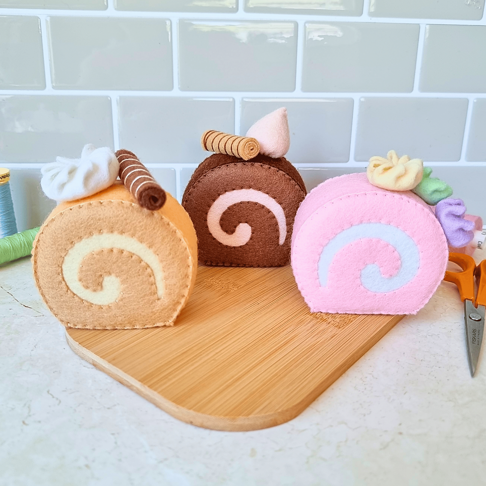 Thumbnail: Felt Swiss Roll Slice