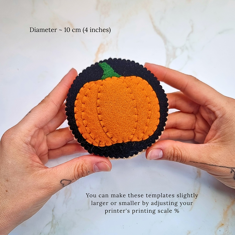 Miniaturbild: Felt Halloween Donuts