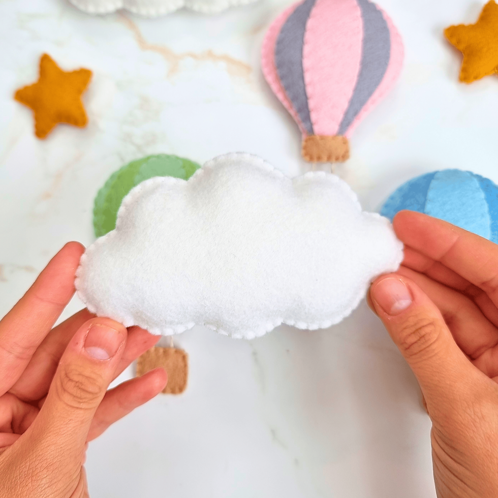 Miniature : Felt Hot Air Balloon
