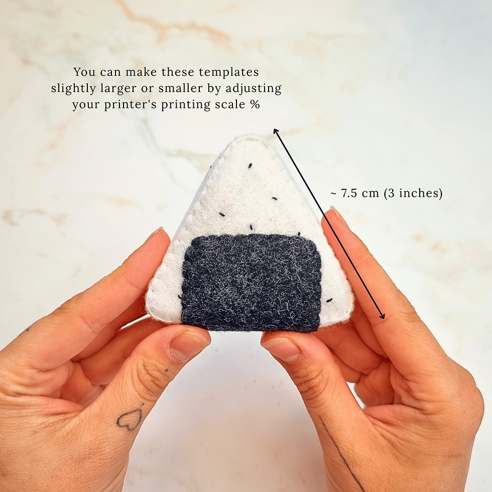 Miniatura: Felt Onigiri Sushi