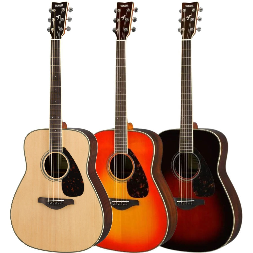 YAMAHA FG830 SOLID-TOP ACOUSTIC GUITAR