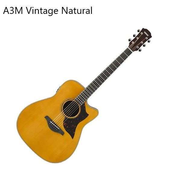 Thumbnail: YAMAHA A3M / AC3M CUTAWAY BODY ALL-SOLID ELECTRO-ACOUSTIC GUITAR + FREE HARD BAG