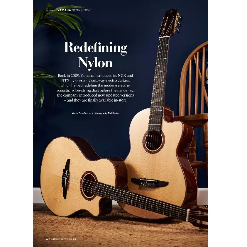 YAMAHA NTX5 / NCX5 CUTAWAY BODY ALL-SOLID ACOUSTIC-ELECTRIC CLASSICAL GUITAR