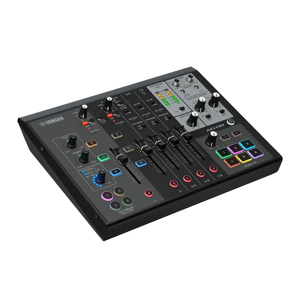 Thumbnail: YAMAHA AG08 8-CHANNEL LIVE STREAMING MIXER