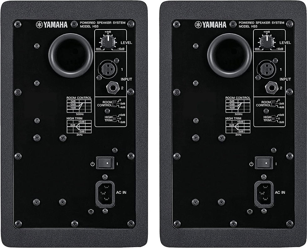 Thumbnail: YAMAHA HS5MP HS5 MP (MATCHED PAIR) BLACK 5" POWERED STUDIO MONITOR