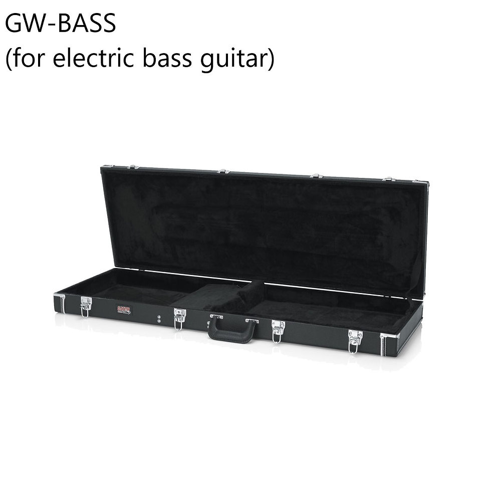 Thumbnail: GATOR GW-BASS / GW-CLASSIC / GW-DREAD / GW-ELECTRIC DELUXE GUITAR WOOD CASE