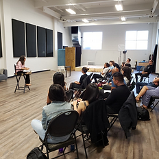 Actors training in Montreal with Isabel Farias Lehoux