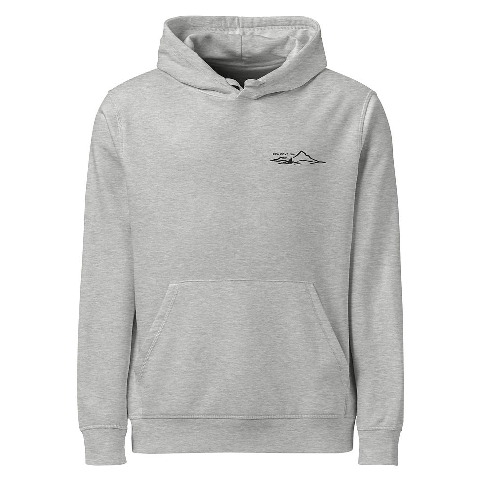 Thumbnail: Orca Cove, WA Embroidered Unisex organic mid-weight hoodie