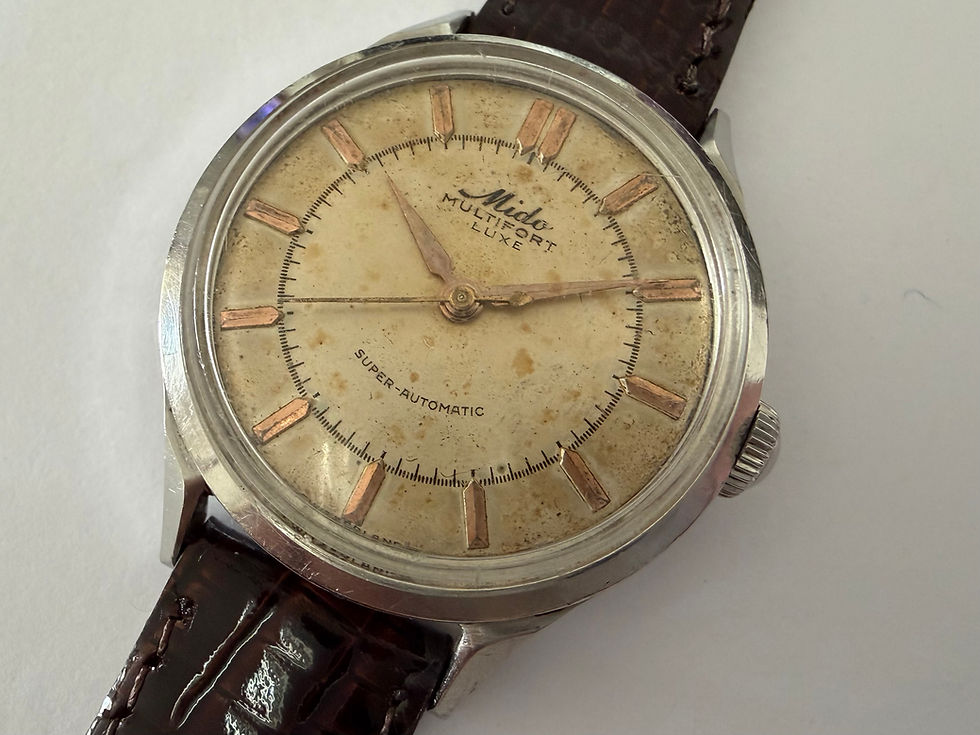 Miniatura: Mido Multifort Automático Bumper Caliber 917 Antigo Para Conserto e Reparos