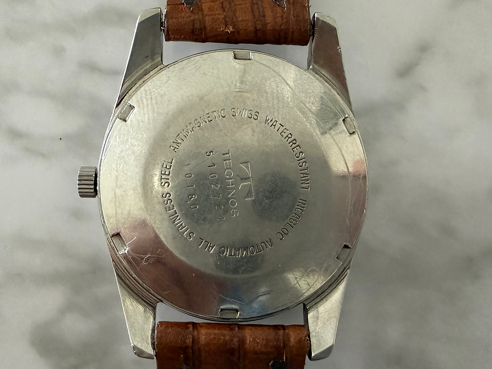 Miniatura: Technos ETA 2782 Automático Date Antigo