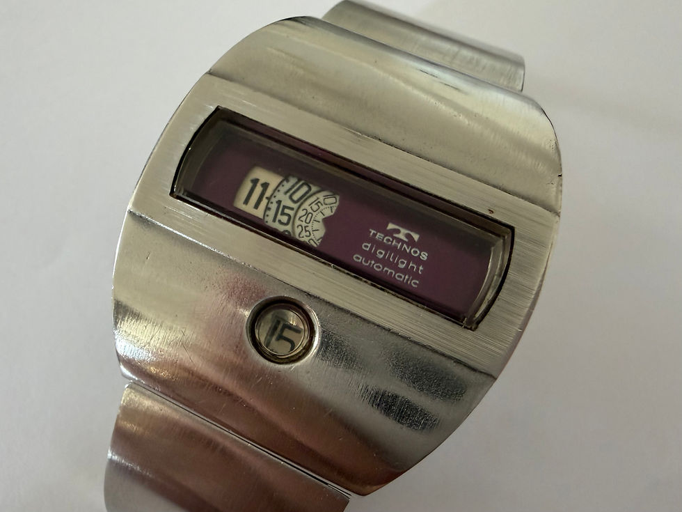 Miniatura: Technos Digilight Jump Hour Automático Date Antigo 