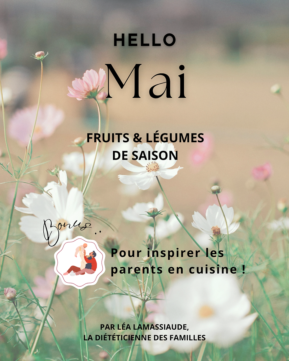 Voici le calendrier des fruits et légumes du mois !