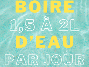 N'oubliez pas de vous hydrater avec les chaleurs estivales ! 💦