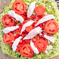 Pizza à la courgette 