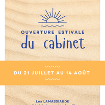 🔆Le cabinet aura un rythme ralenti cet été.🔆    𝐎𝐮𝐯𝐞𝐫𝐭𝐮𝐫𝐞 𝐝𝐮 𝟐𝟏 𝐣𝐮𝐢𝐥𝐥𝐞𝐭 𝐚𝐮 𝟏𝟒 𝐚𝐨û𝐭.