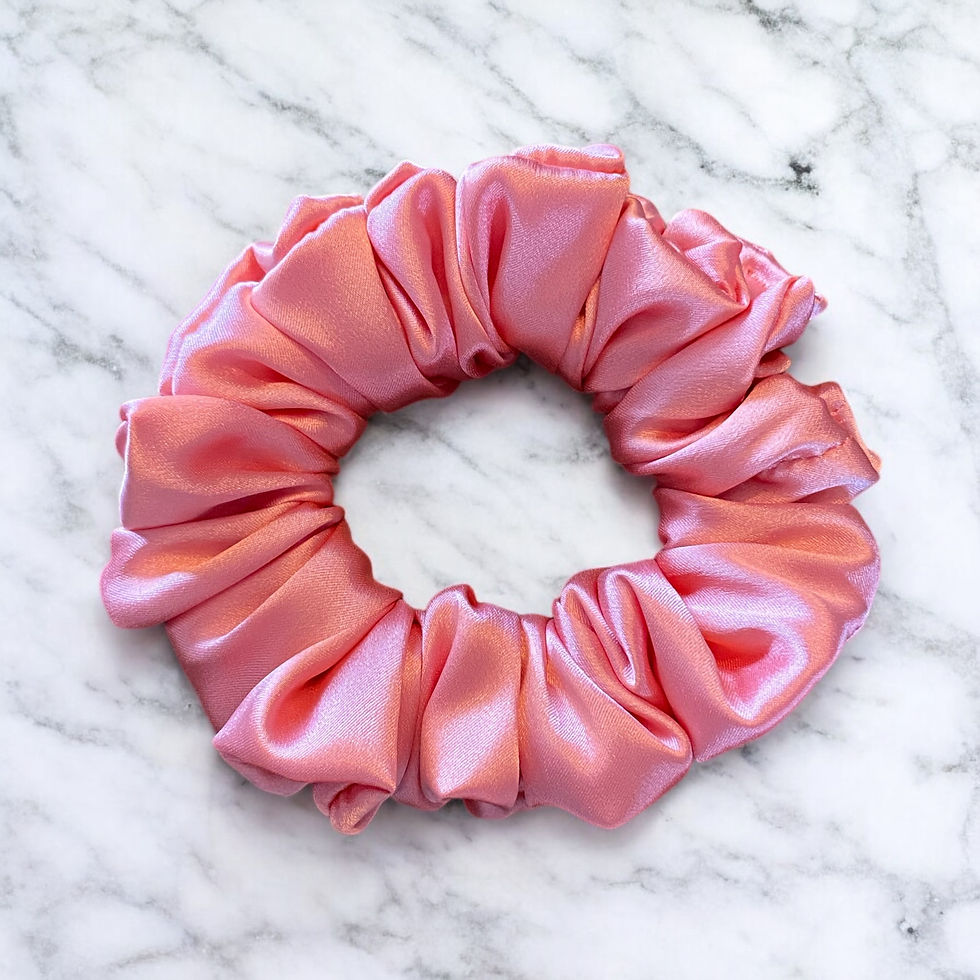 Thumbnail: Salmon- Satin Scrunchie