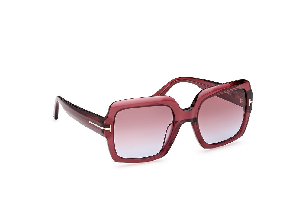 Thumbnail: Tom Ford FT1082_66Y Kaya Sunglasses – Shiny Dark Red / Gradient Lens