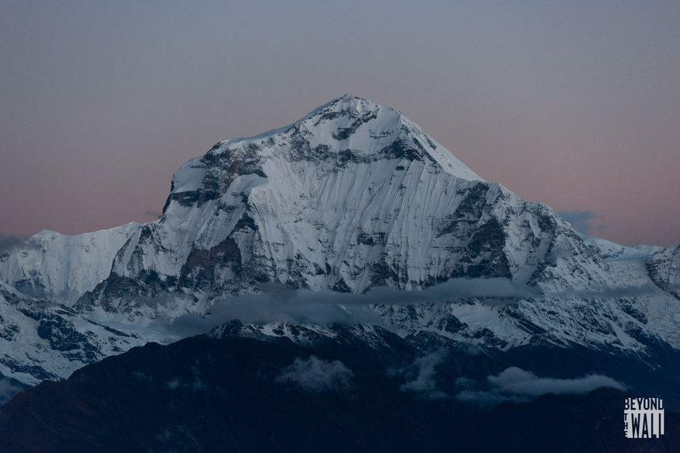 Nepal Trek Company Himalaya Khopara ridge Muldai view point Dhaulagiri