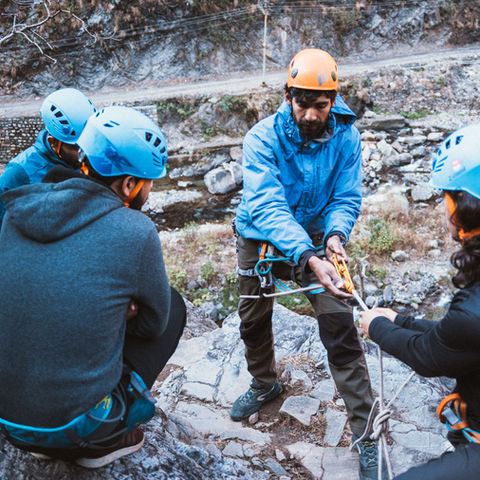 rock climbing rope skills beginner workshop