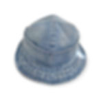 Back of Denim Bucket Hat