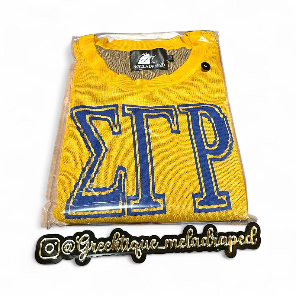 Thumbnail: ΣΓΡ  Greek Letter Knit Vest 