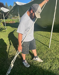 Tent Set up Crew at A Team Party Rentals 