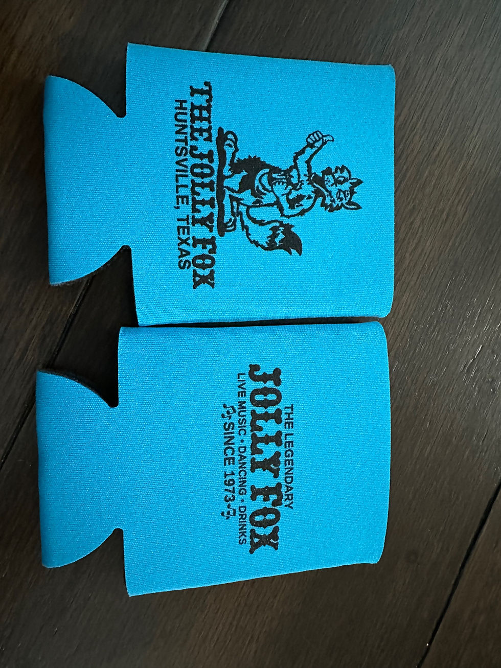 Thumbnail: Black outline Party Fox Koozie