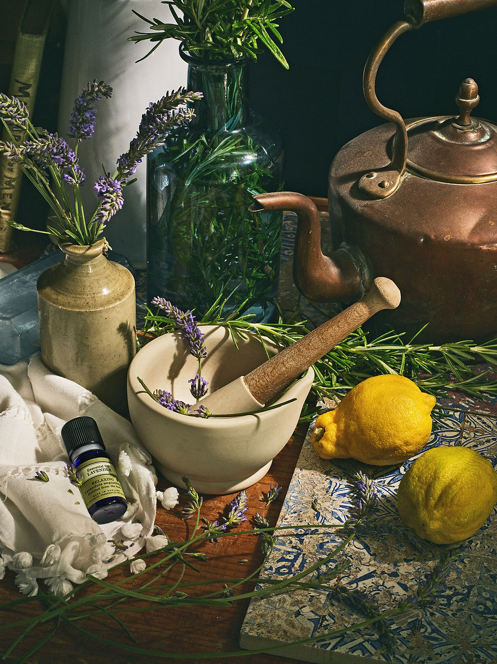 Photo of: Pestle & mortar Essential Oil lavender bottle