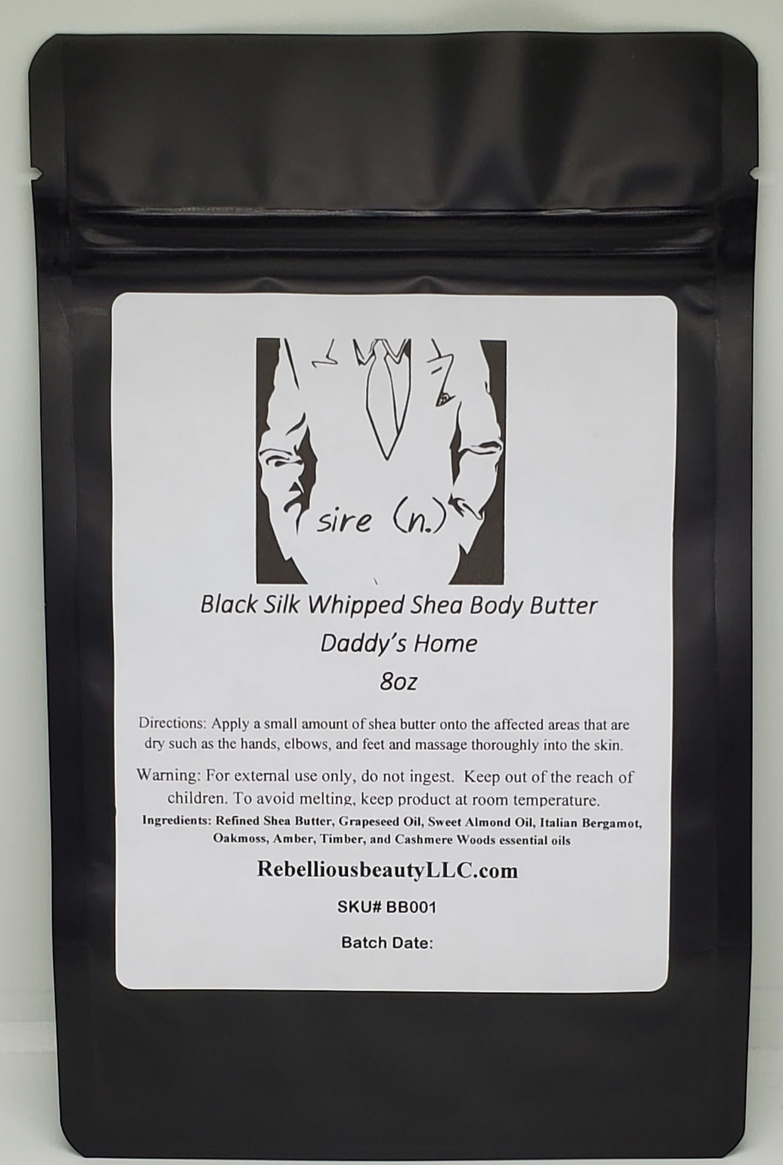 Black Silk Daddy's Home Whipped Shea Body Butter