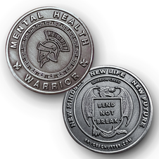 Mental Health Warrior Challenge Coin | Warrior Creed