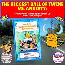 The Biggest Ball of Twine vs. Anxiety: How Marvin the “Mental Health Warrior” Cat and His Crew Triumphed