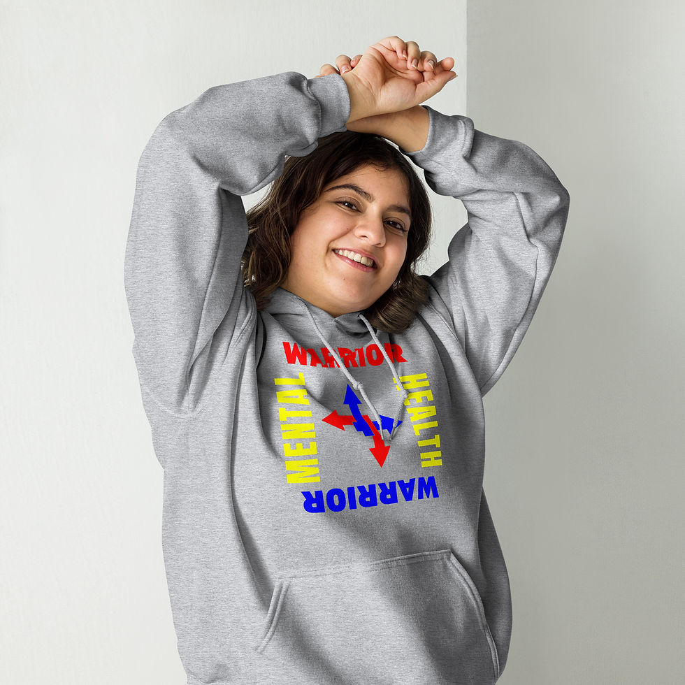 Thumbnail: Mental Health Warrior Hoodie | Unisex | (SV17)