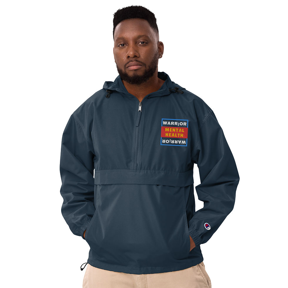 Thumbnail: Mental Health Warrior Champion Packable Jacket | Unisex | Embroidered | (SV38)