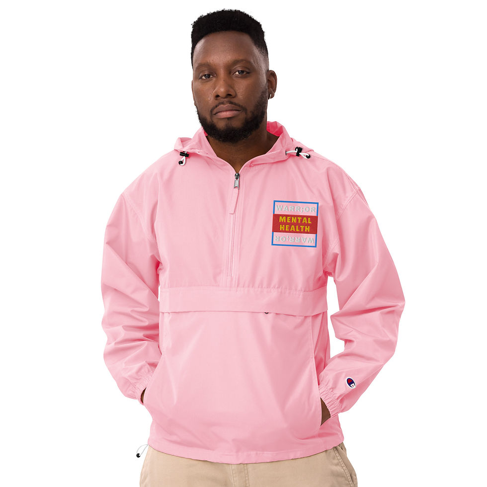 Thumbnail: Mental Health Warrior Champion Packable Jacket | Unisex | Embroidered | (SV38)