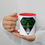 Thumbnail: Mental Health Warrior Coffee Mug with Color Inside | (CPV2)