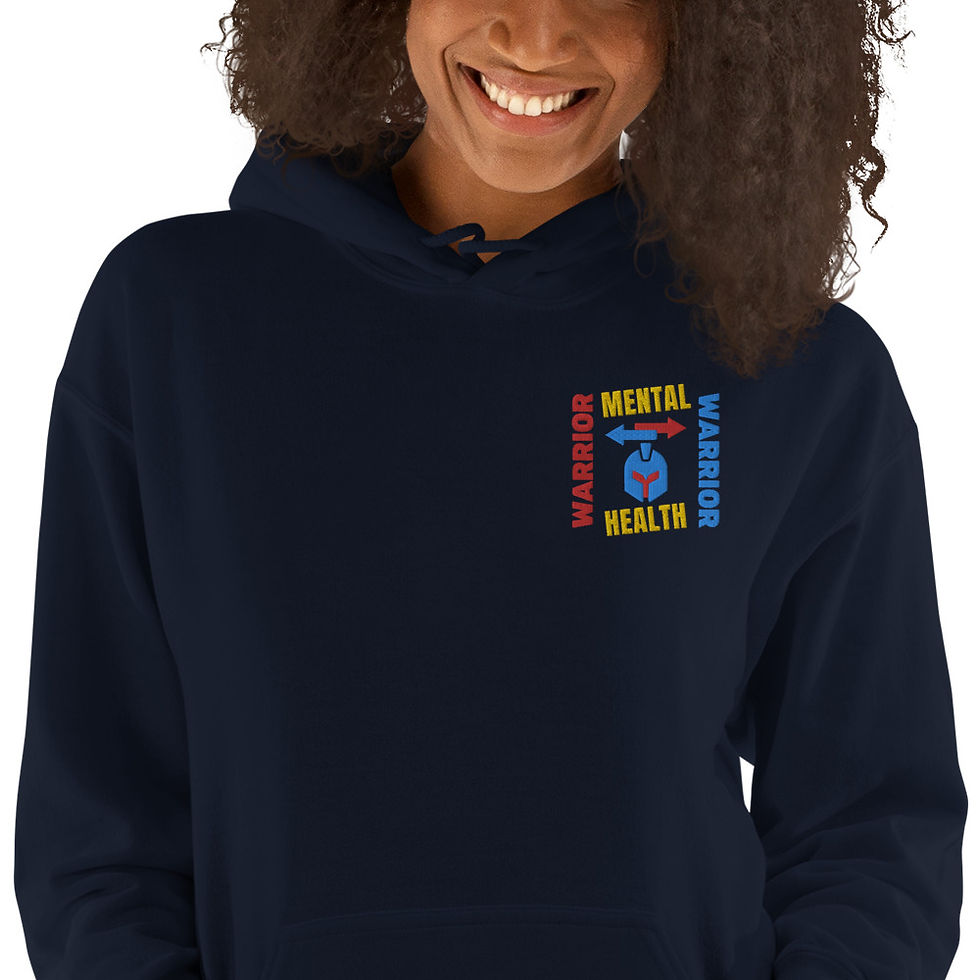 Thumbnail: Mental Health Warrior Embroidered Hoodie | Unisex | SV7
