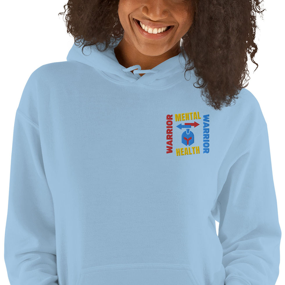 Thumbnail: Mental Health Warrior Embroidered Hoodie | Unisex | SV7